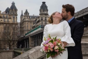 Ceremoni för förnyelse av äktenskapslöften med fotografering - Paris