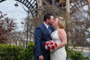 Ceremoni för förnyelse av äktenskapslöften med fotografering - Paris