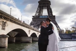 Ceremoni för förnyelse av äktenskapslöften med fotografering - Paris