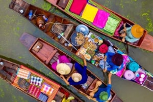 Bangkok: experiencia en el mercado flotante y el mercado del ferrocarril