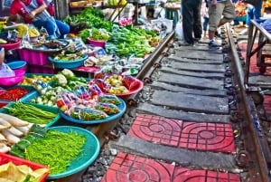 Bangkok: experiencia en el mercado flotante y el mercado del ferrocarril