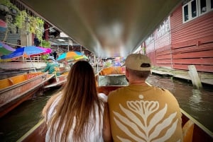 Bangkok: Opplev flytende marked og togmarked