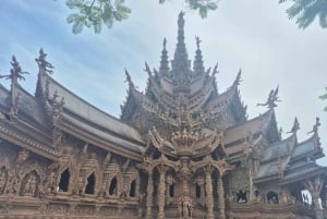 Bangkok: tour guiado al Santuario de la Verdad de Pattaya y a la Isla de los Corales
