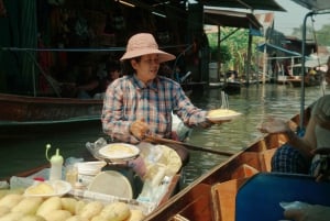 Bangkok: Tren + Mercado del Agua con Wat Arun
