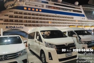 Bangkok: VIP Bestelwagen Transfer Pattaya/HuaHin/Ayuthaya en meer