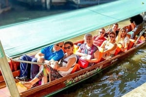 Damnoen Saduak Floating & Maeklong Train Market Day Tour