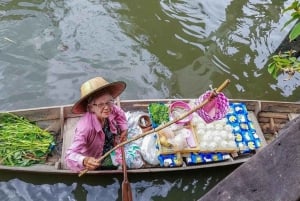 Damnoen Saduak Floating & Maeklong Train Market Day Tour