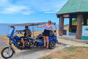 Bangkokista: Tuktuk-kierroksella Koh Sichangin saarella.