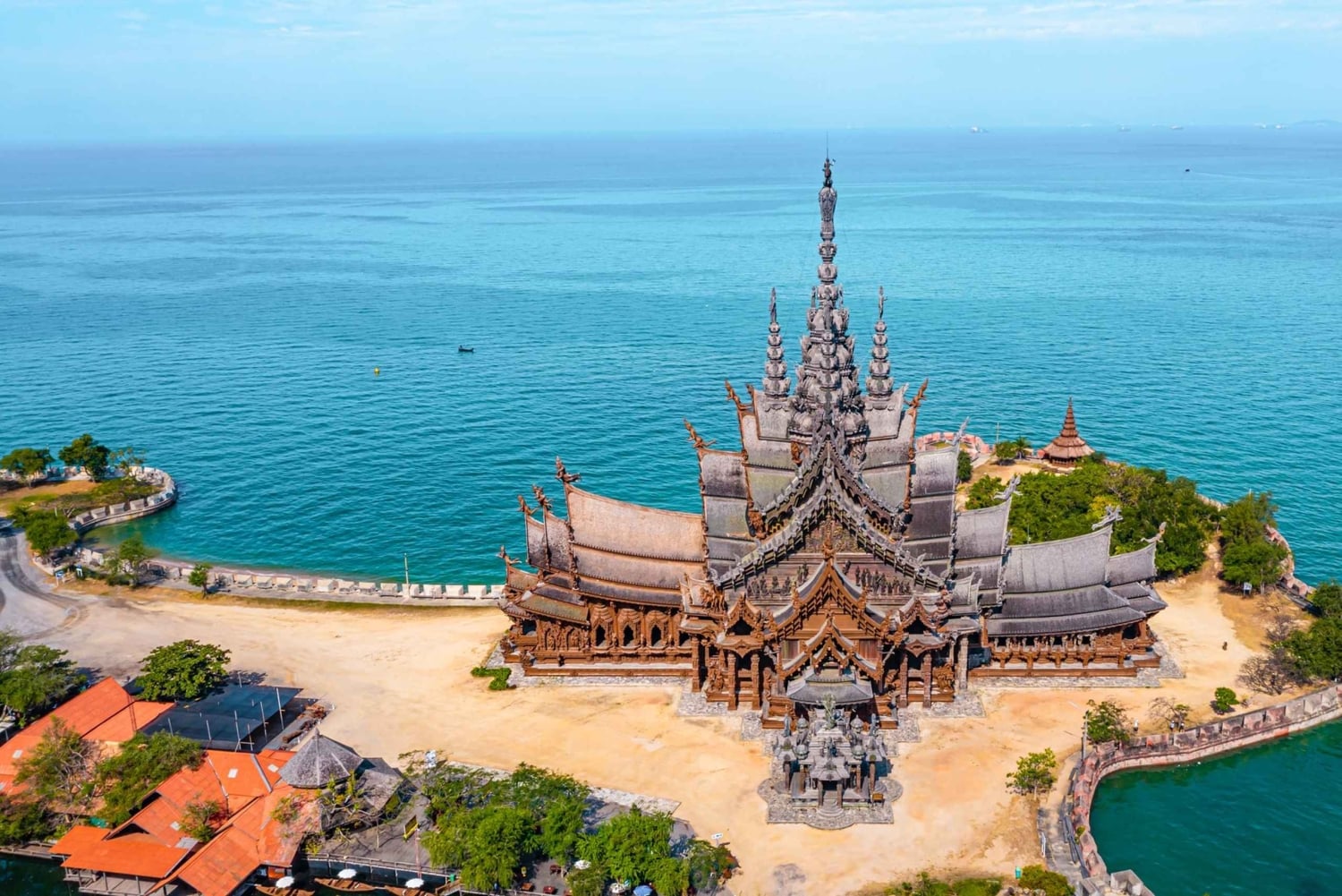 Da Bangkok: Il Santuario della Verità con trasferimento privato