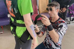 Tandemowy skok ze spadochronem z widokiem na ocean – Pattaya-Bangkok