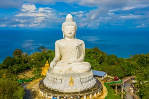 Halvdagstur til Phuket View Point Big Buddha Wat Chalong Group Tour