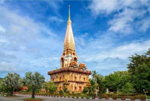Puolen päivän Phuket View Point Big Buddha Wat Chalong ryhmäkierros