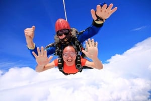 jump from an airplane at 13,000 feet