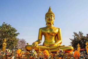 Pattaya : Visite nocturne du temple du Grand Bouddha et du marché de nuit