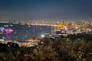 Pattaya : Visite nocturne du temple du Grand Bouddha et du marché de nuit