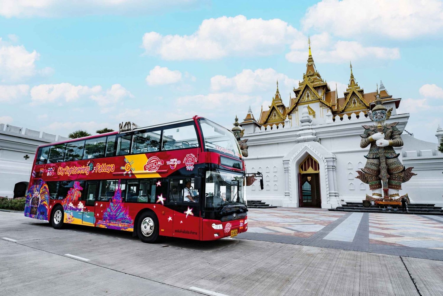 Pattaya: Stad Sightseeing Hop-On Hop-Off Busstur