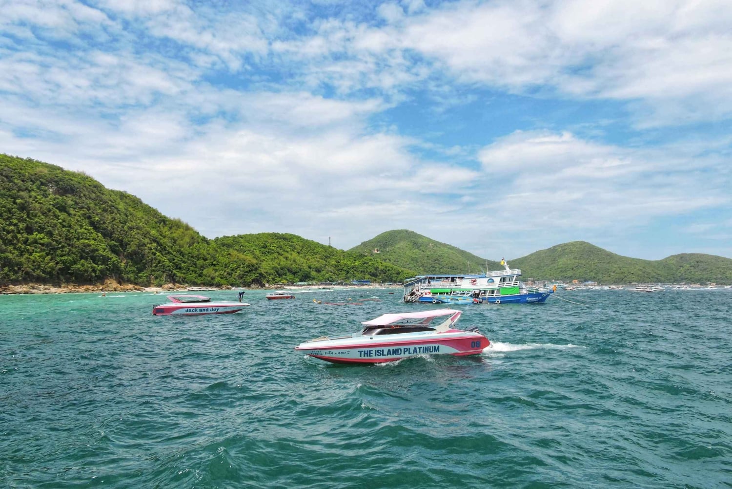 Pattaya: Halvdags tur til Coral Island med indisk lunsj