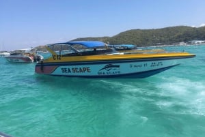 パタヤ：プライベート スピードボートでコーラル諸島へクルーズ