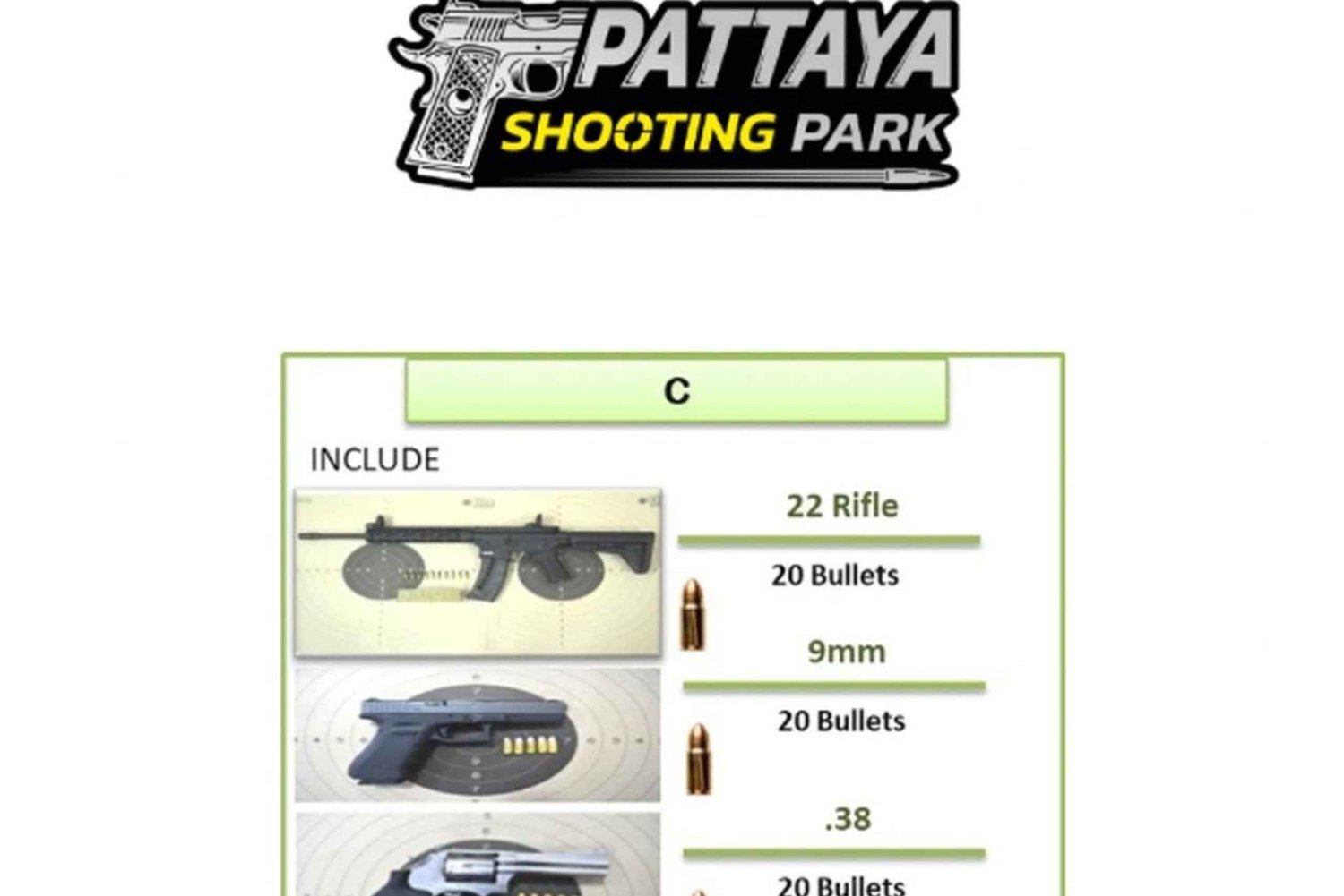 Pattaya: experiencia en el parque de tiro para 3 personas