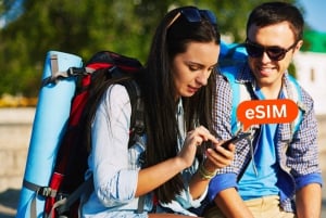 Pattaya: Plano de dados de roaming eSIM da Tailândia para viagens