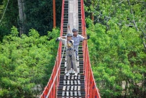 Pattaya: Zipline-eventyr med 25 platforme med mulighed for børn