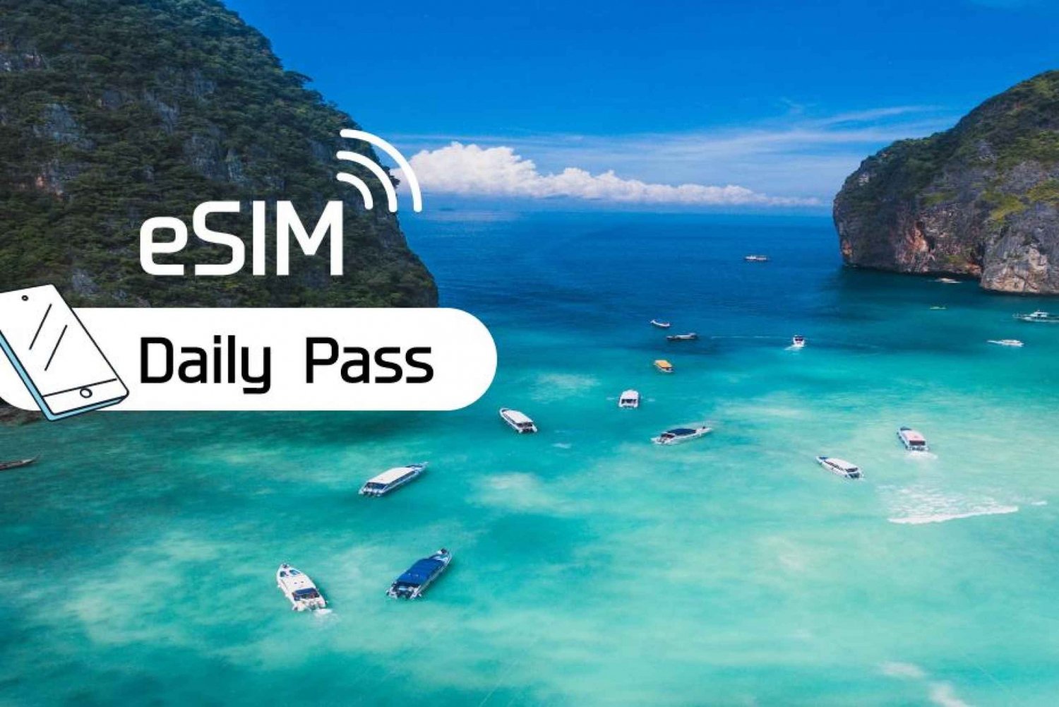 Thaimaa: eSim Roaming Mobile Data Day Plan (3-30 päivää)