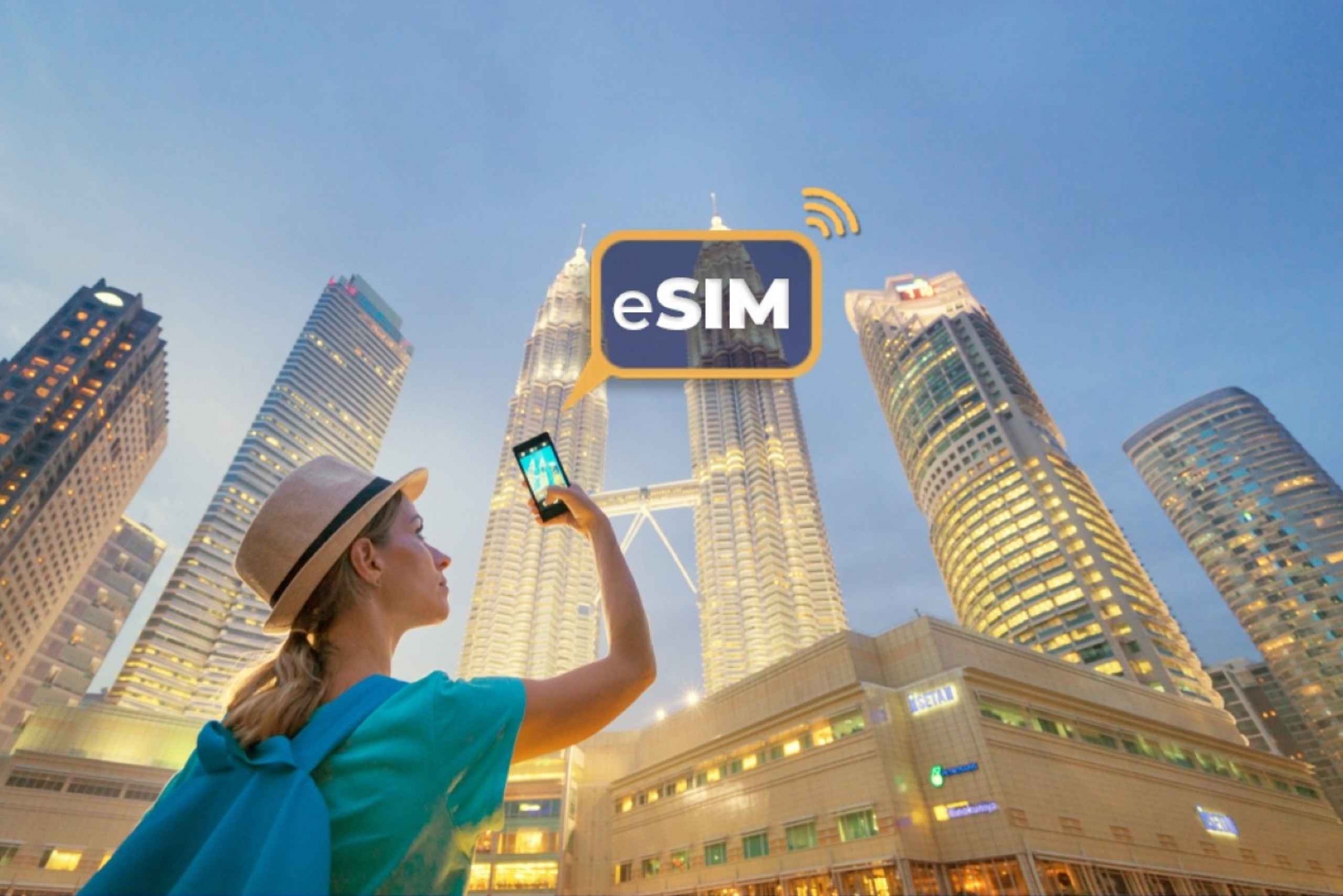 Malaisie : Données mobiles en itinérance avec eSIM téléchargeable