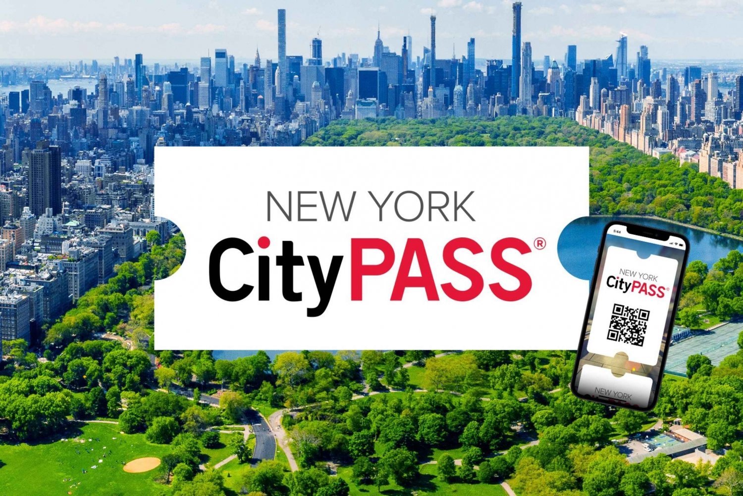 New York: CityPASS®, jossa on liput 5 huippunähtävyyteen.