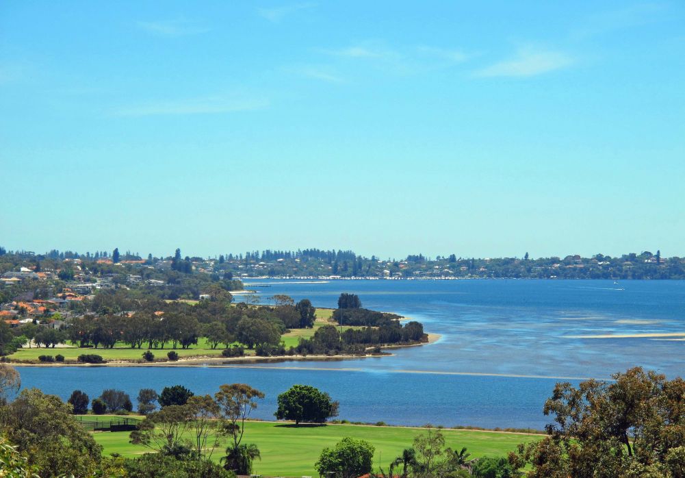 View of Swan River from Wireless Hill