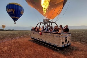 Lot balonem ZAWIERA transfer autobusem z Perth do Northam