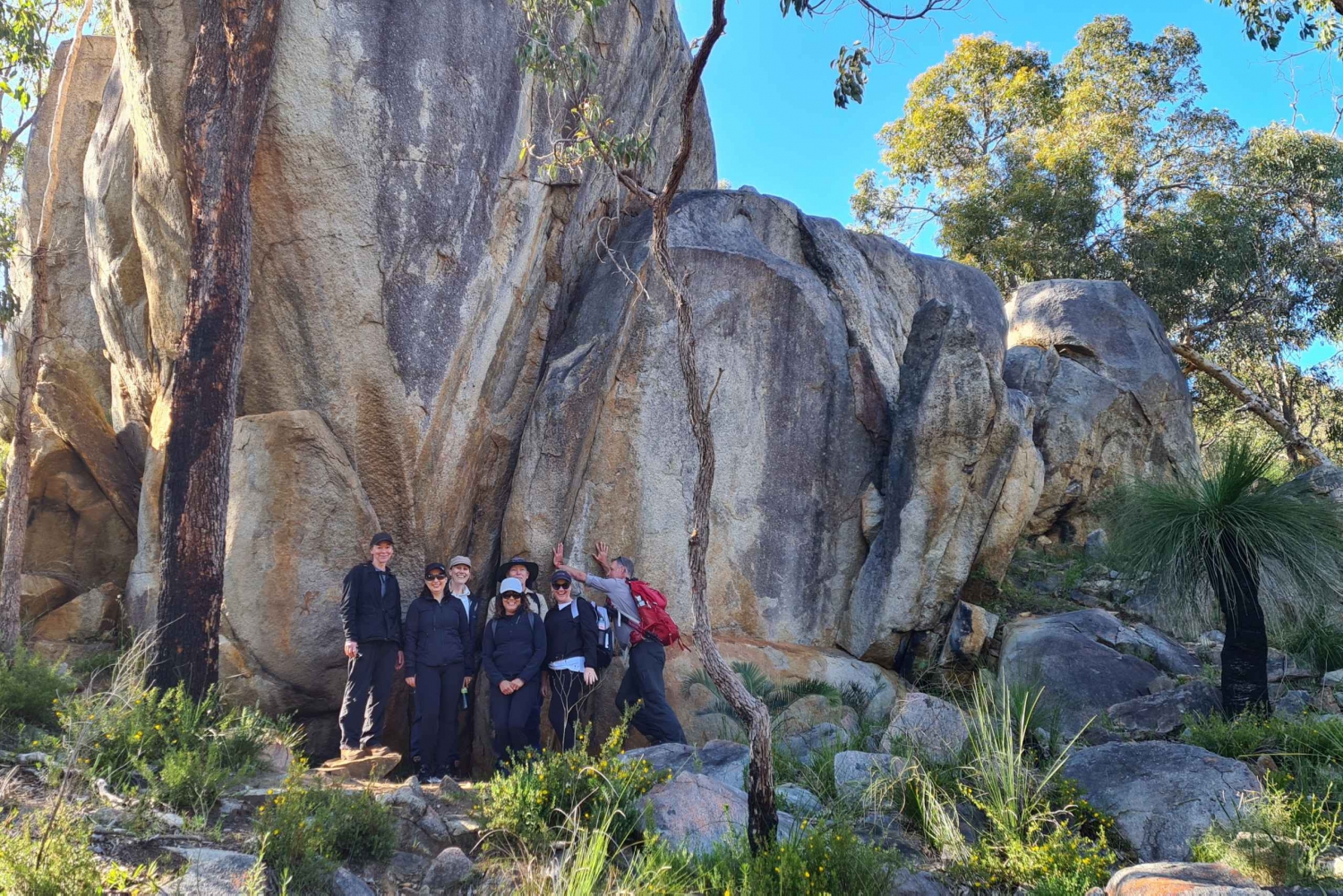 From Perth or Baldivis: Perth Hills Hike, Wine, & Dine Tour