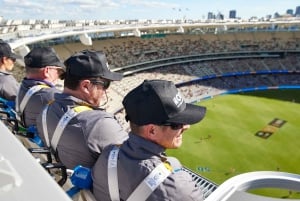 Perth: Experiência no telhado no dia do jogo da AFL no Optus Stadium
