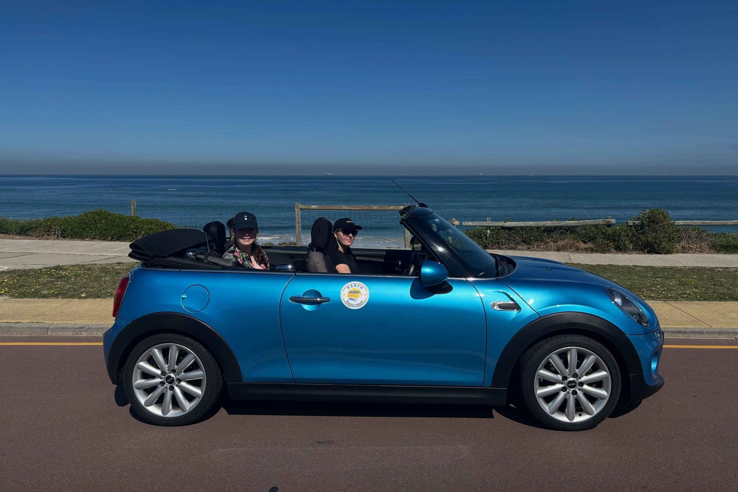 Perth: Küsten- und Strandtour in einem Mini Cooper Cabrio