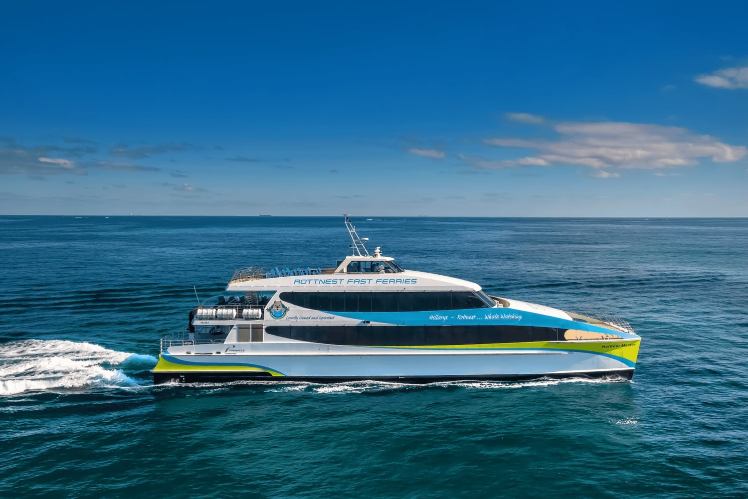 Perth: Rottnest Island Fähre, Fahrrad, Kaffee und Hummerbrötchen