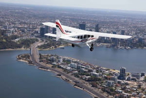 Perth: Sunset Scenic Flight over Perth and Rottnest Island