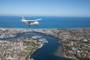 Perth: Sunset Scenic Flight over Perth and Rottnest Island