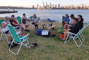 Perth: Kajaktocht op de Swan River met wijn en kaas