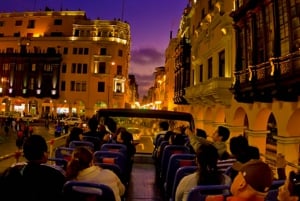 Lima: Panoramisk sightseeingtur med buss, vandring och katakomber