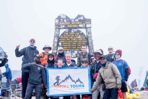 8-dagars vandring på Kilimanjaro Lemosho-rutten