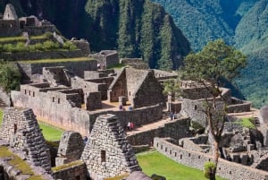 Aguas Calientes: Machu Picchu-billet, bus og privat guide