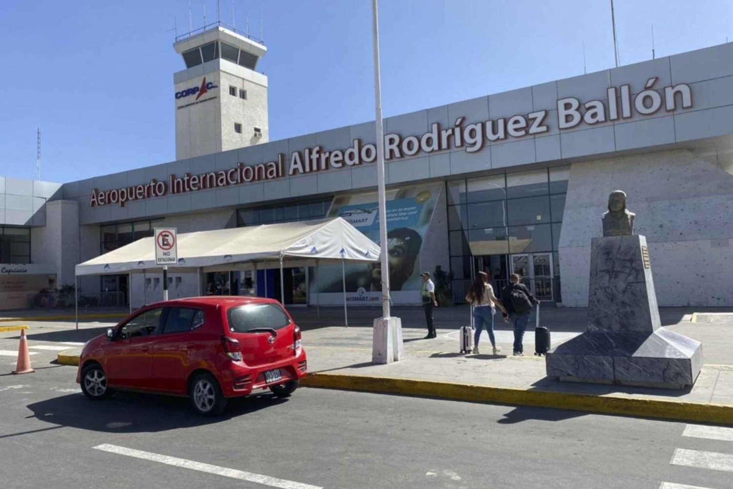 Nouto lentokentältä :Arequipa
