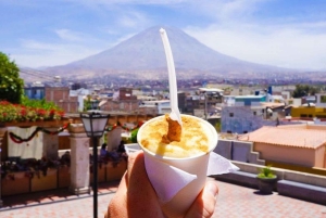 Arequipa: panoramautsikt över staden och sillarvägen