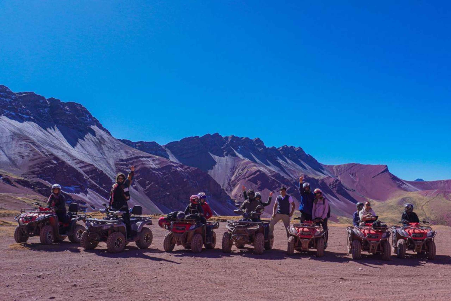 ATV-tour naar de Rode Vallei en de Regenboogberg met maaltijden