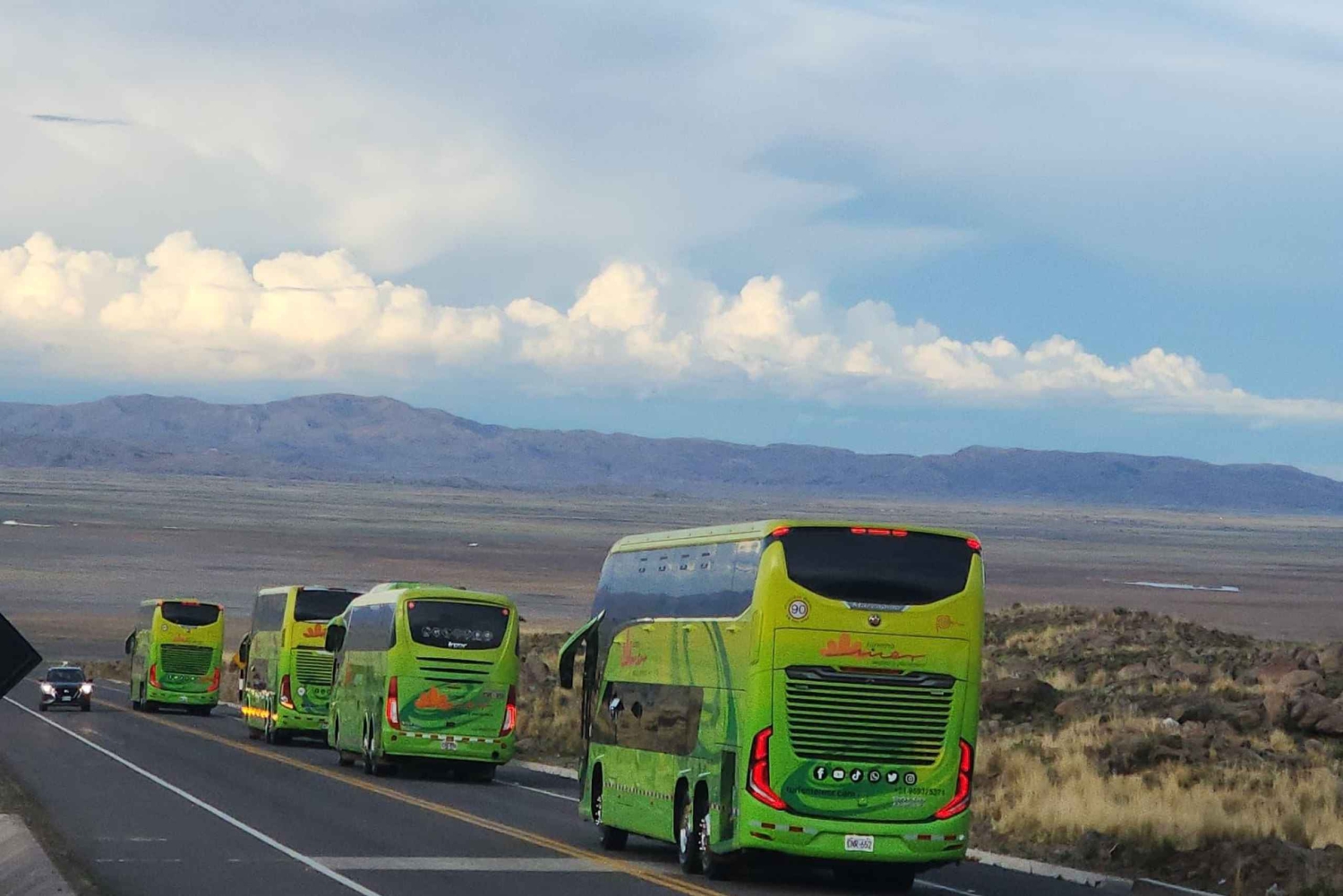 Autobus Cama Directo Arequipa Puno
