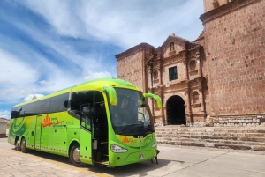 Bus de Puno a Cusco : Tourist Bus Ruta del Sol Puno Cusco