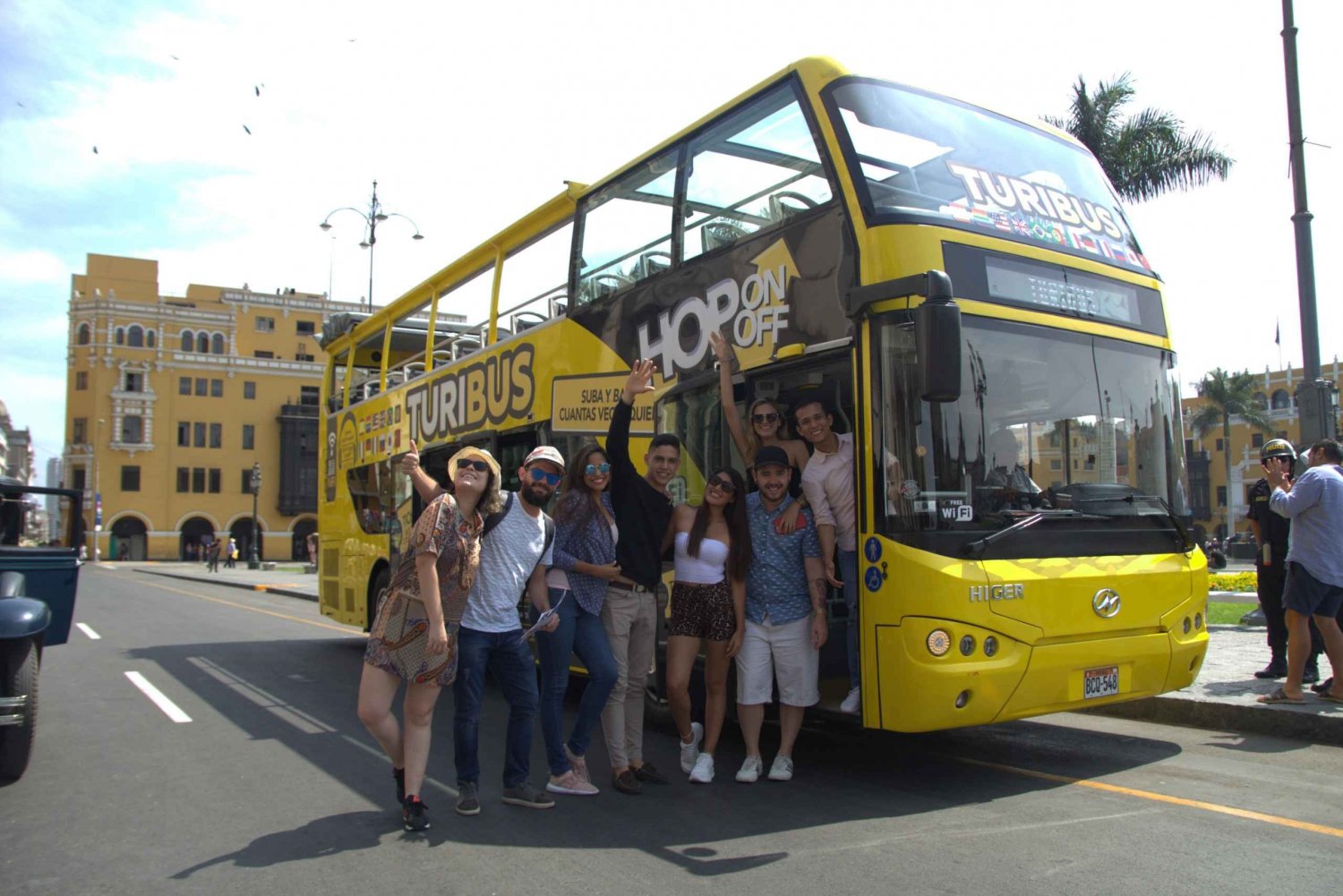 BUS PANORAMICO TURIBUS - Wycieczka po mieście (Salida desde Larcomar)