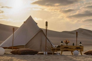 Telttailu autiomaassa Icassa