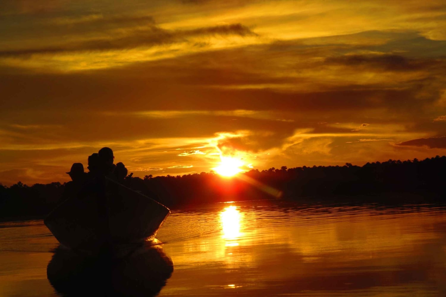 Capibara and caiman search on the Tambopata river