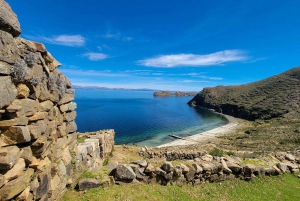 Copacabana: Sun and Moon Island Adventure with Trout Lunch