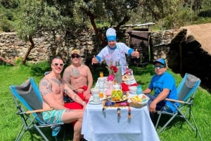 Cusco: trilha de 4 dias em Lares até Machu Picchu com trem panorâmico